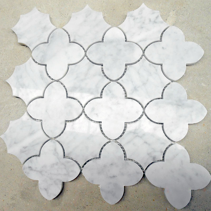 Waterjet mosaic tiles